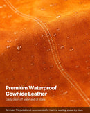 VEVOR Flame-Resistant Welding Jacket Heavy Duty Leather Welding Jacket XL Size-3