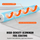 Double Reflective Insulation Roll Foam Core Radiant Barrier 120 x 48 Inch / 3 x 1.2M-3