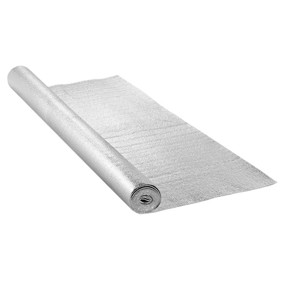 Double Reflective Insulation Roll Foam Core Radiant Barrier 120 x 48 Inch / 3 x 1.2M