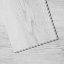 Interlocking Vinyl Floor Tiles 48 x 7.3 inch, 10 Tiles 5.5mm Thick Snap Together, Light Gray Wood Grain DIY Flooring for Kitchen, Dining Room, Bedrooms & Bathrooms, Easy for Home Decor-1