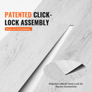 VEVORrlocking Vinyl Floor Tiles 48 x 7.3 inch, 10 Tiles 5.5mm Thick Snap Together, Light Gray Wood Grain DIY Flooring for Kitchen, Dining Room, Bedrooms & Bathrooms, Easy for Home Decor-5