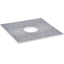 Shower Curb Kit, 914x914mm Shower Pan Kit with 160mm Central Drain, Lightweight EPS Shower Installation Kits with 2 Waterproof Cloths, Shower Pan Slope Sticks Fit for Bathroom-10