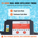 Sand Filter Above Ground with 285W Pool Pump 10,000 L/H Flow 6-Way Valve-3