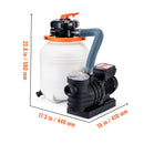 Sand Filter Above Ground with 285W Pool Pump 10,000 L/H Flow 6-Way Valve-8