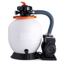 Sand Filter Above Ground with 450W Pool Pump 13,000 L/H Flow 6-Way Valve-1