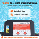 Sand Filter Above Ground with 450W Pool Pump 13,000 L/H Flow 6-Way Valve-3