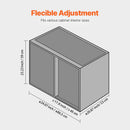 Swing Left Blind Corner Cabinet, Pull Out Organizer for 36 inch Width Blind Cabinet, 2 Tier Height Adjustable Swing Tray, Soft Close Kitchen Cloud Blind Organizer, Left Open-6