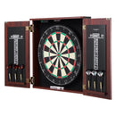 Dartboard and Cabinet Set Official Size Complete Accessory Steel Tip Dart-10