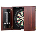 Dartboard and Cabinet Set Official Size Complete Accessory Steel Tip Dart-11