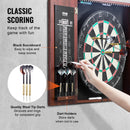 VEVOR Dartboard and Cabinet Set Official Size Complete Accessory Steel Tip Dart-4