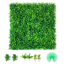 Artificial Boxwood Panels, 20 PCS 20\"x20\" Boxwood Hedge Wall Panels, PE Artificial Grass Backdrop Wall 1.6\", Privacy Hedge Screen for Decoration of Outdoor, Indoor, Garden, Fence, and Backyar-1