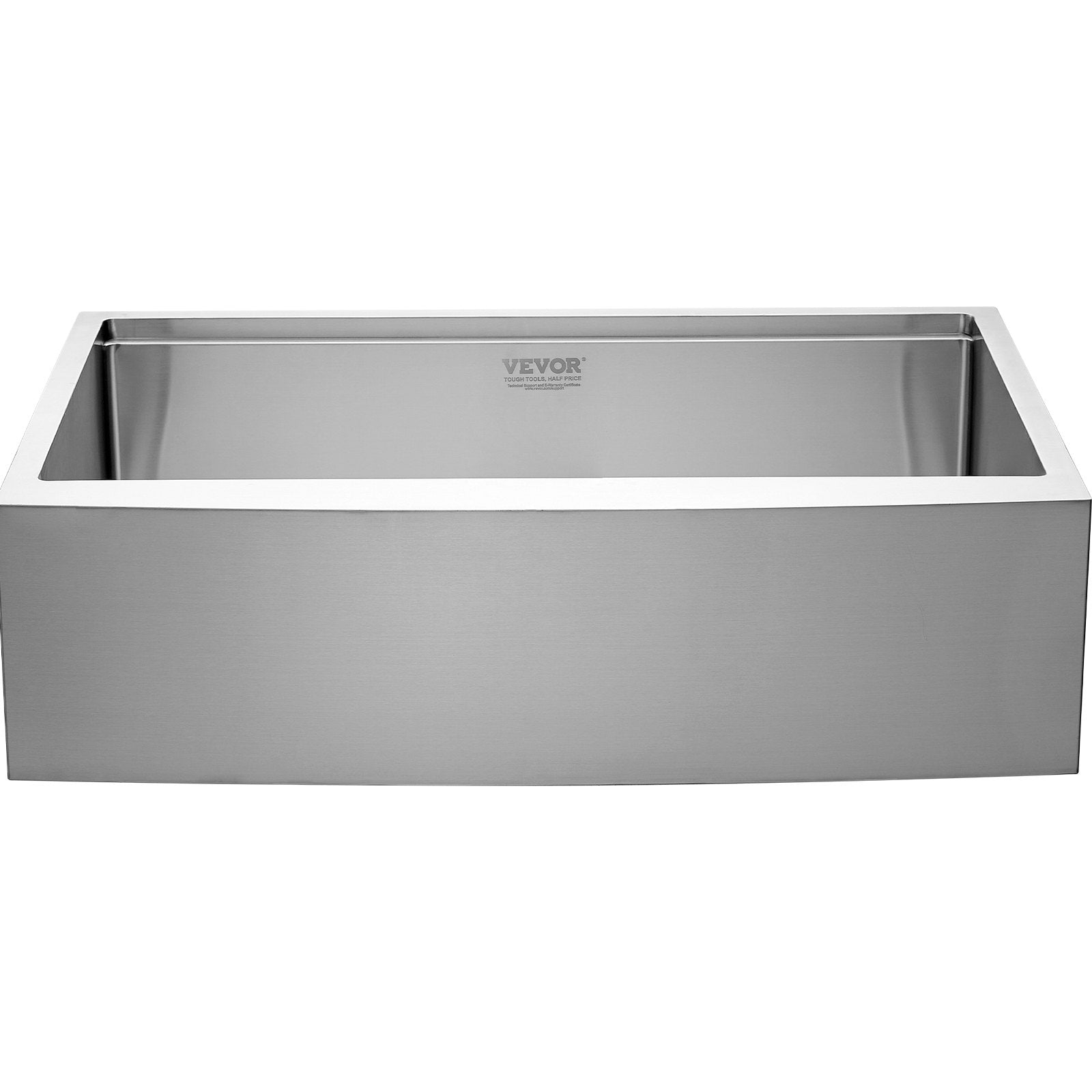 VEVOR Farmhouse Kitchen Sink, 304 Stainless Steel Drop-In Sinks, Top Mount Single Bowl Basin with Ledge & Accessories, Household Dishwasher Sinks for Workstation, Prep Kitchen, and Bar Sink, 30 inch
