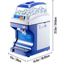 Commercial Ice Shaver Ice Shaving Machine Crusher Snow Cone Maker 200KG/H-8