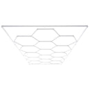 VEVOR Hexagon Garage Lights 66300LM 15 Grids Honeycomb LED Shop Ceiling Light-1