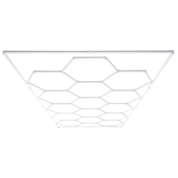 VEVOR Hexagon Garage Lights 66300LM 15 Grids Honeycomb LED Shop Ceiling Light