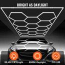Hexagon Garage Lights 86400LM 5 Grid Honeycomb LED Shop Ceiling Light-2