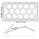 Hexagon Garage Lights 86400LM 5 Grid Honeycomb LED Shop Ceiling Light-8
