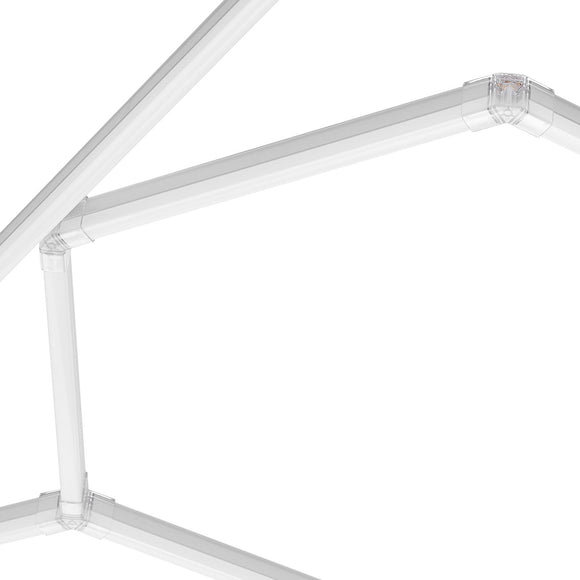 Hexagon Garage Lights 86400LM 5 Grid Honeycomb LED Shop Ceiling Light