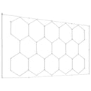 VEVOR Hexagon Garage Lights 86400LM 5 Grid Honeycomb LED Shop Ceiling Light-11