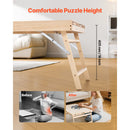 1500 Piece Puzzle Board with Folding Leg Portable Wooden Jigsaw 86x63cm-4