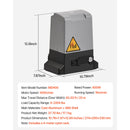 400W Electric Sliding Gate Opener 1000kg Chain Drive Infrared Sensor-7