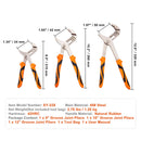 Groove Joint Pliers Set Water Pump Pliers 3-Piece 12-7