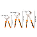 Groove Joint Pliers Set Water Pump Pliers 3-Piece 12-8