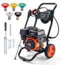 Gas Pressure Washer Gas Powered Washer 3400 PSI 2.6 GPM 210cc 5 Nozzles-1