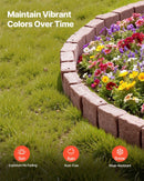 Fake Stone Landscape Edging1190 x 100 x 155mm Lawn Edging Fade-Resistant Brown-6
