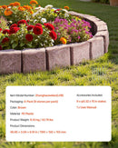 Fake Stone Landscape Edging1190 x 100 x 155mm Lawn Edging Fade-Resistant Brown-7