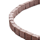 Fake Stone Landscape Edging1190 x 100 x 155mm Lawn Edging Fade-Resistant Brown-9