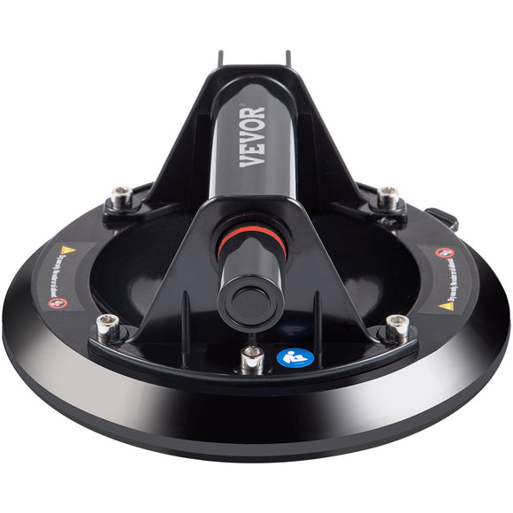 VEVOR Glass Suction Cup, 8'' Vacuum Suction Cup, 220lbs Load Capacity Vacuum Glass Lifter with Plastic Handle, Heavy-Duty Hand-Held Glass Lifter For Granite & Glass Lifting, With a free case