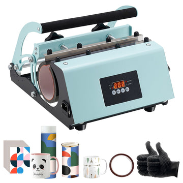 Tumbler Heat Press Machine 11-30oz Mug Press Sublimation Tumblers Green