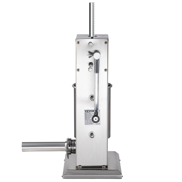 VEVOR Sausage Stuffer 5LBS/3L Capacity Homemade Sausage Maker Stainless Steel