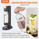 VEVOR Sparkling Water Maker, Soda Maker Machine for Home Carbonating, Seltzer Water Starter Kit with BPA-free 1L PET Bottle, 2 CO2 Cylinders, Compatible with Mainstream Screw-in 60L CO2 Cylinder-2