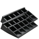 Rubber Curb Ramp 2 Pack, 11 cm Rise Height Heavy-Duty 15 tons Load Capacity Threshold Ramps, Driveway Ramps with Stable Grid Structure for Cars, Wheelchairs, Bikes, Motorcycles-12