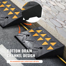 VEVOR Rubber Curb Ramp 2 Pack, 11 cm Rise Height Heavy-Duty 15 tons Load Capacity Threshold Ramps, Driveway Ramps with Stable Grid Structure for Cars, Wheelchairs, Bikes, Motorcycles-5