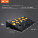 VEVOR Rubber Curb Ramp 2 Pack, 11 cm Rise Height Heavy-Duty 15 tons Load Capacity Threshold Ramps, Driveway Ramps with Stable Grid Structure for Cars, Wheelchairs, Bikes, Motorcycles-7