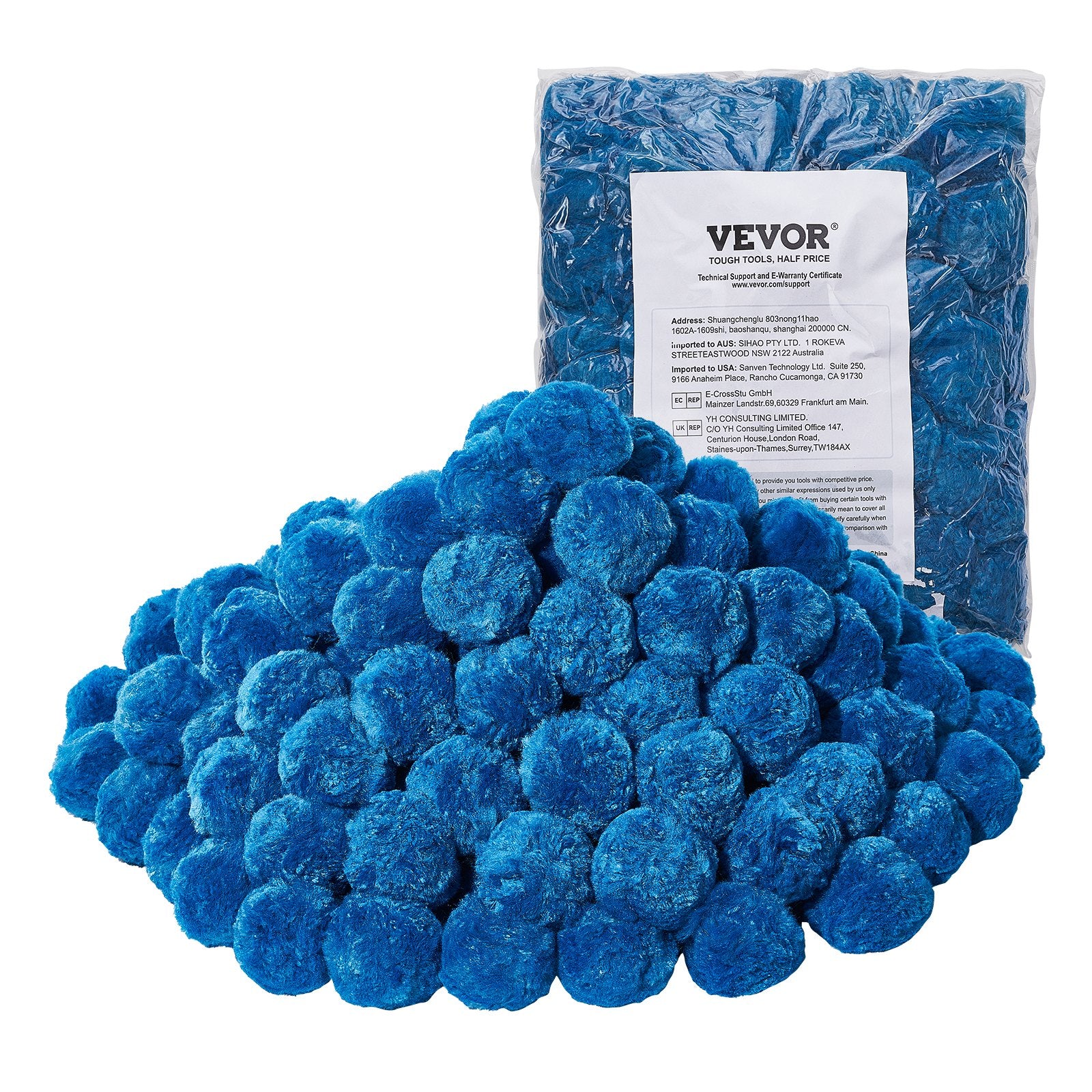 VEVOR Pool Filter Balls for Sand Filter Pump Swimming Pool 0.71 kg Reusable Blue