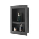 Shower Niche 40.6 x 50.8 x 10.2 cm Recessed Wall Divider Shelf Bathroom-11