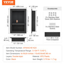 VEVOR Shower Niche Ready for Tile 40.64 x 60.96 cm, 16 x 24 inch Double Shelf Organizer, Square Corners Wall-inserted Niche Recessed, Sealed Protection Modern Soap Storage Niche for Shower Bathroom, Black-6