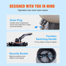 Sand Filter, 16-inch, 406.4mm, Up to 35 GPM Flow Rate, Above Inground Swimming Pool Sand Filter System with 7-Way Multi-Port Valve, Filter, Backwash, Rinse, Recirculate, Waste, Winter, Closed Functions-5