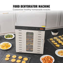 10 Trays Food Dehydrator Machine Stainless Steel 1000W Jerky Fruit Drying-2