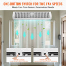 1.1m Commercial Indoor Air Curtain Super Power 2 Speeds 2292m_/h, UL Certified Wall Mounted Air Curtains for Doors, Indoor Over Door Fan with Heavy Duty Limit Switch, Easy-Install Unheated-4