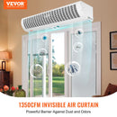 VEVOR 1.1m Commercial Indoor Air Curtain Super Power 2 Speeds 2292m_/h, UL Certified Wall Mounted Air Curtains for Doors, Indoor Over Door Fan with Heavy Duty Limit Switch, Easy-Install Unheated-2