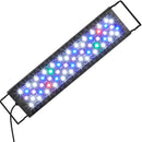 Aquarium Light, 14W Full Spectrum Fish Tank Light with 24/7 Natural Mode, Adjustable Timer & 5-Level Brightness, with Aluminum Alloy Shell Extendable Brackets for 12"-18" Freshwater Planted Tank-1