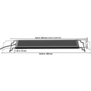 Aquarium Light, 14W Full Spectrum Fish Tank Light with 24/7 Natural Mode, Adjustable Timer & 5-Level Brightness, with Aluminum Alloy Shell Extendable Brackets for 12"-18" Freshwater Planted Tank-8
