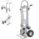 VEVOR Aluminum Hand Truck 3 in 1 Folding Hand Truck Convertible Hand Truck and Dolly-1