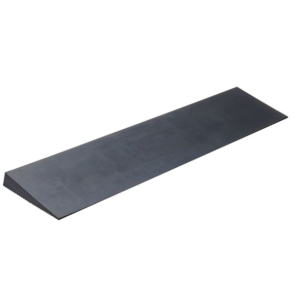 3 cm Rise Cuttable Threshold Ramp for Sweeping Robot, 90 cm Wide Natural Rubber Wheelchair Ramp, Non-Slip Solid Rubber Ramp with Double-Sided Tape for Doorways, Driveways, Bathroom, Smooth Tile