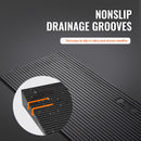 VEVOR 3 cm Rise Cuttable Threshold Ramp for Sweeping Robot, 90 cm Wide Natural Rubber Wheelchair Ramp, Non-Slip Solid Rubber Ramp with Double-Sided Tape for Doorways, Driveways, Bathroom, Smooth Tile-4